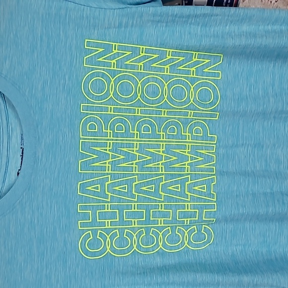 Champion logo t shirt girl's new nwt 14 16 - Picture 2 of 5